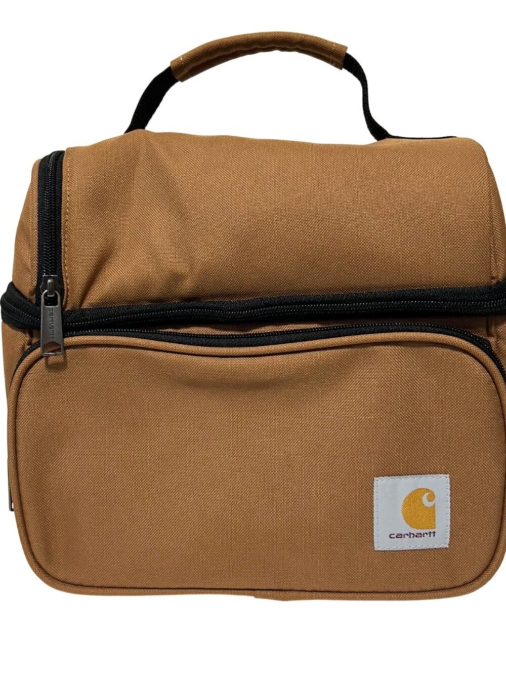 Carhartt Brown Insulated Dual Compartments Lunch Cooler